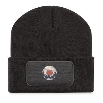 Chemise cadeau Circle Nature - Beanie recyclé à patch - charbon - Devant