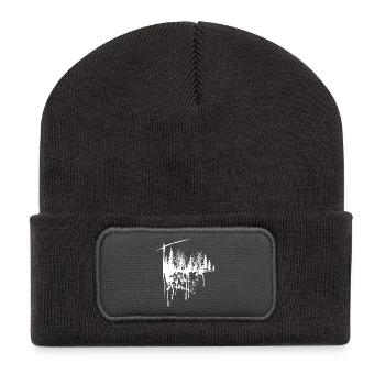Forests, trees, nature - Recycled Patch Beanie - dark grey - Front