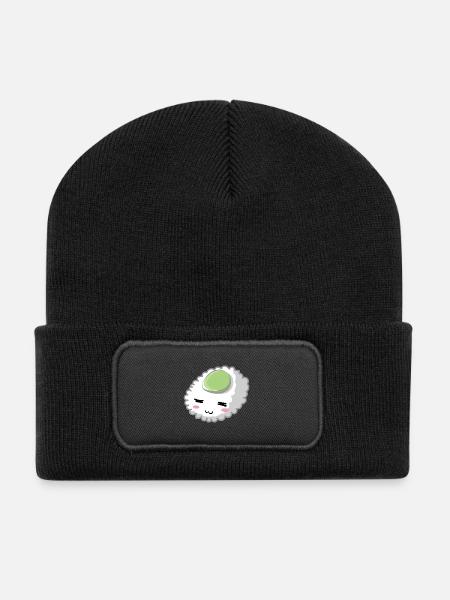 Wasabi Sushi - Recycled Patch Beanie - black