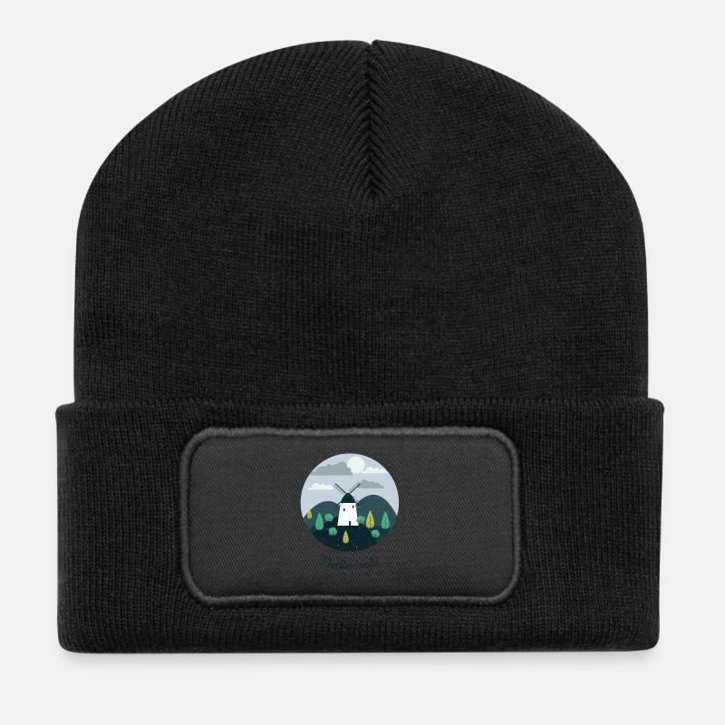 Sweet big Netherlands logo. Gift idea - Recycled Patch Beanie - black