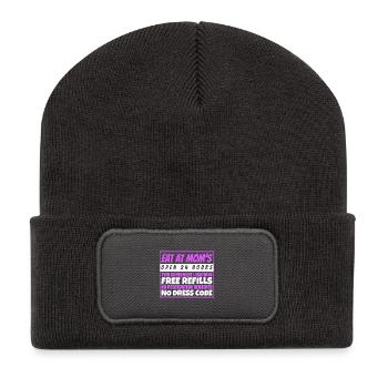 Hotel Mama Mom Mum Mom Mom Gift Kids - Recycled Patch Beanie - dark grey - Front