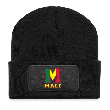 Athletic Mali - Beanie recyclé à patch - noir - Devant