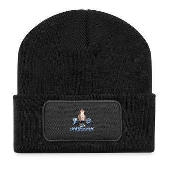 Otterlicious Otter Loutre Gym Cadeau fitness - Beanie recyclé à patch - noir - Devant
