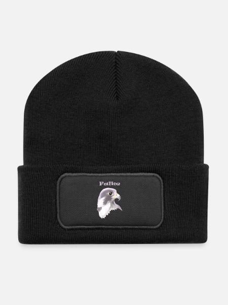 Falke - Recycelte Patch Beanie - Schwarz