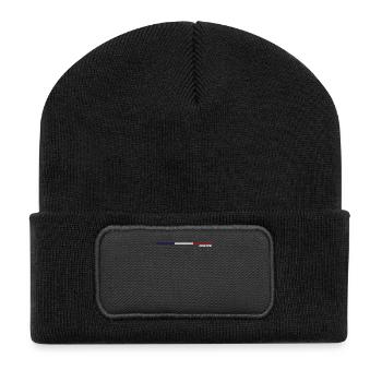 French flag - Recycled Patch Beanie - black - Front