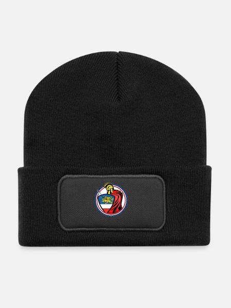 Rostock Schwertkämpfer - Recycelte Patch Beanie - Schwarz