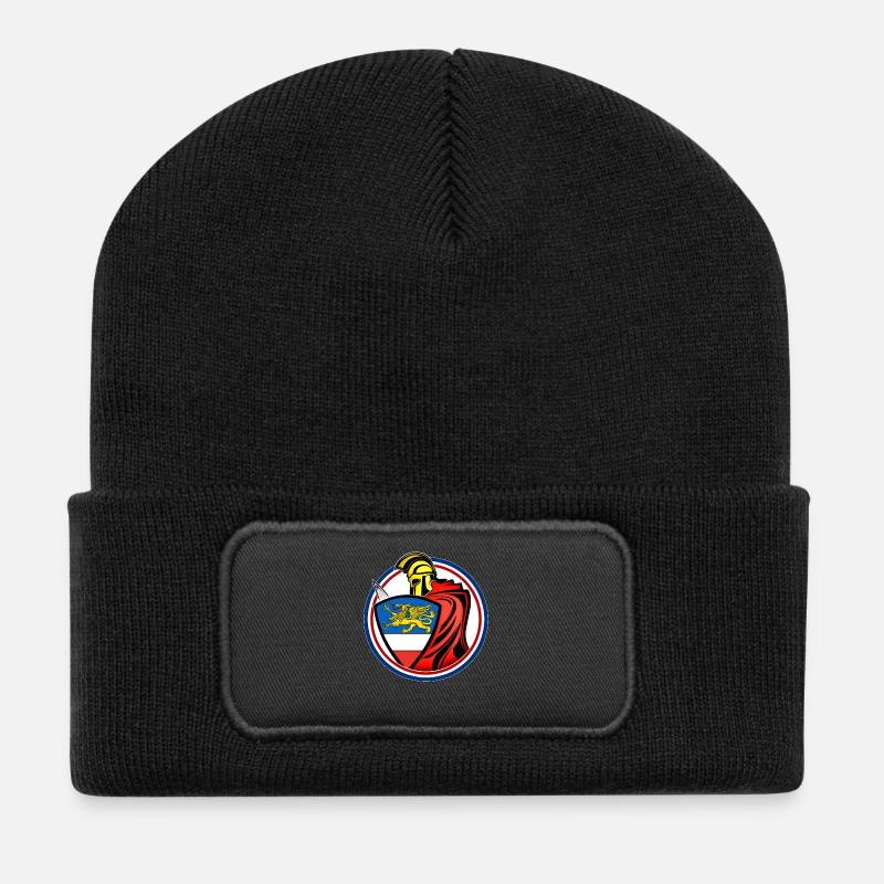 Rostock Schwertkämpfer - Recycelte Patch Beanie - Schwarz