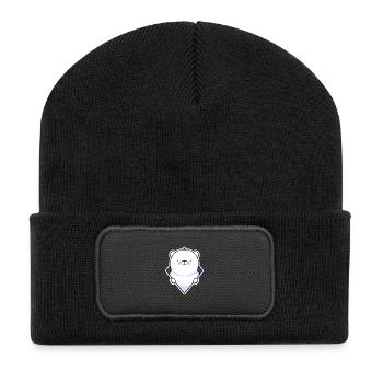 Polar Bear - Beanie recyclé à patch - noir - Devant