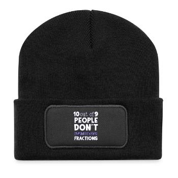 Math - Recycled Patch Beanie - black - Front
