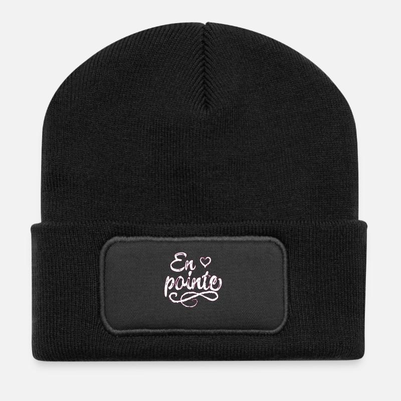 L'amour du ballet - Beanie recyclé à patch - noir