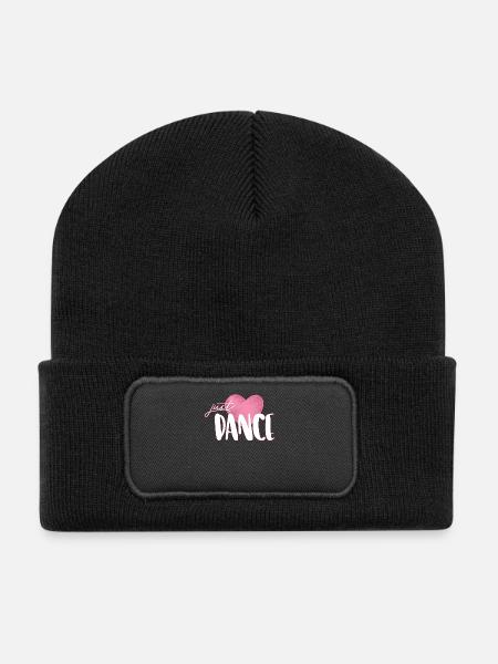 Tanzen - Recycelte Patch Beanie - Schwarz