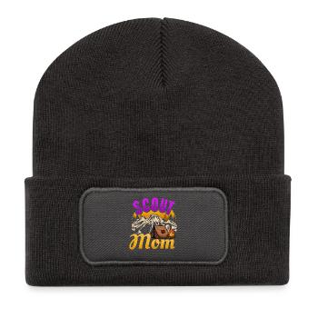 Tentes scoutes Camp scout - Beanie recyclé à patch - charbon - Devant