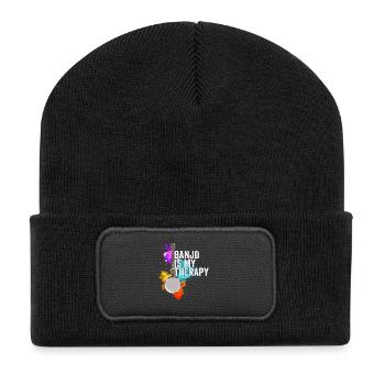 Banjo - Banjo Is My Therapy - Recycled Patch Beanie - black - Front