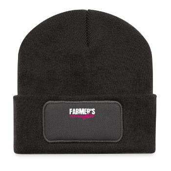 Farmer daughter farmer - Recycled Patch Beanie - dark grey - Front