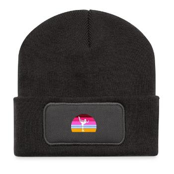 Patinage artistique patinage artistique - Beanie recyclé à patch - charbon - Devant