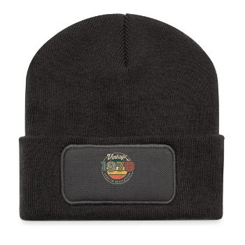 Vintage 1978 birthday retro vintage gift - Recycled Patch Beanie - dark grey - Front