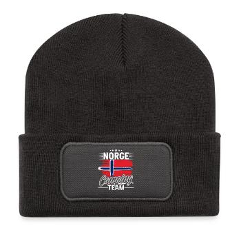 Norway Camping Team - Recycled Patch Beanie - dark grey - Front