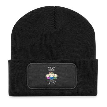 Pregnant - Recycled Patch Beanie - black - Front
