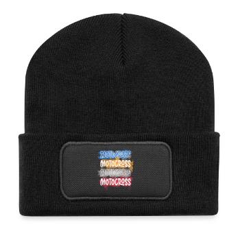 Motocross - Recycled Patch Beanie - black - Front
