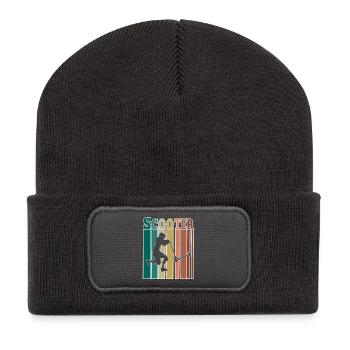 Scooter - Recycled Patch Beanie - dark grey - Front