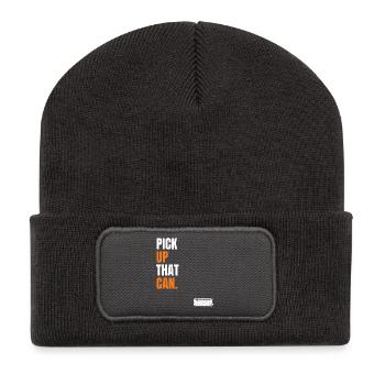 Nimm die Dose – Hl2-Meme für Gamer - Recycelte Patch Beanie - Dunkelgrau - Vorne