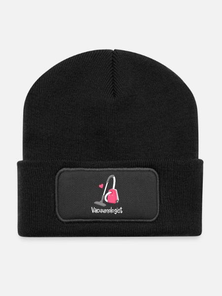 Staubsauger Staubsaugen - Recycelte Patch Beanie - Schwarz