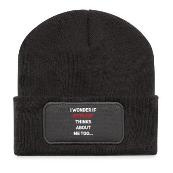 Ketchup Spice Tomato Sauce Ketchup Lovers - Recycled Patch Beanie - dark grey - Front