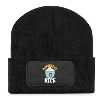 Riz philippine asiatique - Beanie recyclé à patch - noir - Devant