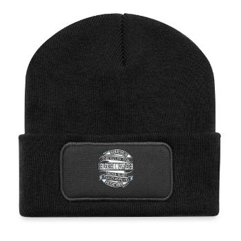 Heilerziehungspfleger - Recycelte Patch Beanie - Schwarz - Vorne