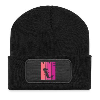 Mermaid 9 years children 9th birthday - Recycled Patch Beanie - black - Front