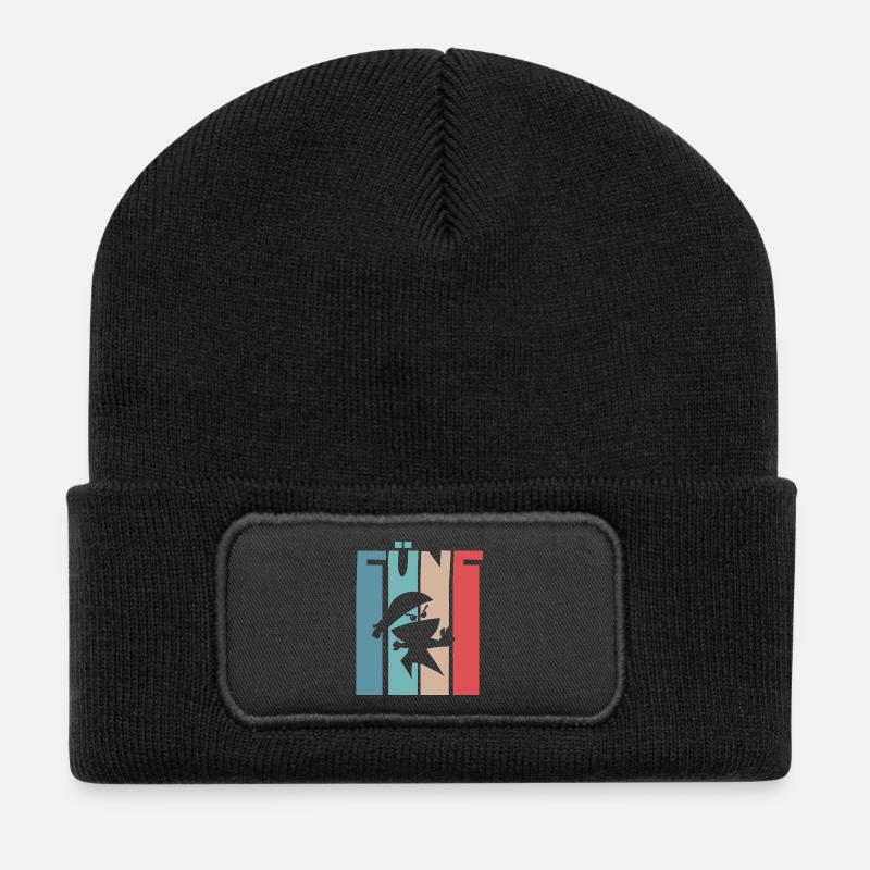 Ninja 5 Jahre - Recycelte Patch Beanie - Schwarz