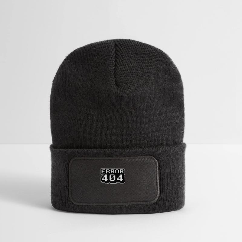Computer Programming Internet - Error 404 Recycled Patch Beanie