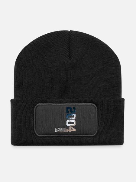 22. GEBURTSTAG LIMITED EDITION 2004 - Recycelte Patch Beanie - Schwarz