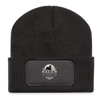 Salem Sanctuary für Vertraute - Recycelte Patch Beanie - Dunkelgrau - Vorne