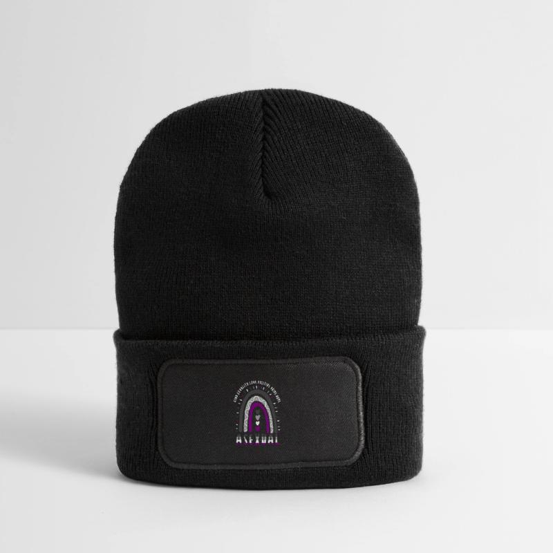 Asexual Pride Ace Pride Boho Regenbogen Recycelte Patch Beanie