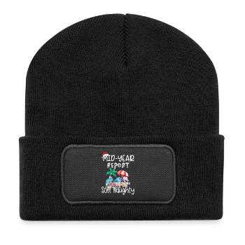 Gnome Semi-Annual Report Still Cheeky - Recycled Patch Beanie - black - Front