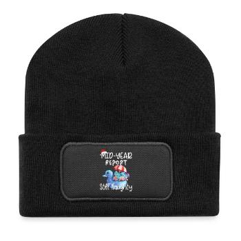 Gnome's Semi-Annual Report Still Cheeky - Recycled Patch Beanie - black - Front