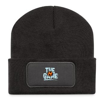 Game Beats: Fußball mit Kopfhörern - Recycelte Patch Beanie - Dunkelgrau - Vorne