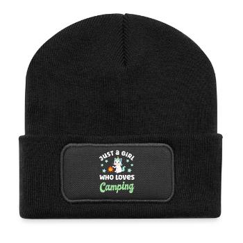Camping Campen - Recycled Patch Beanie - black - Front