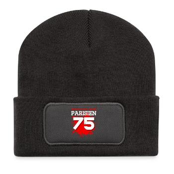 Sang Pour Sang Parisien - 75 - Beanie recyclé à patch - charbon - Devant