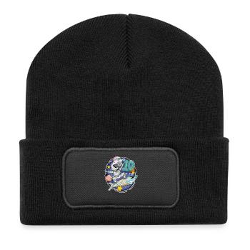 10. Geburtstag Junge - 10 Jahre alt - Ich bin 10 - Recycelte Patch Beanie - Schwarz - Vorne