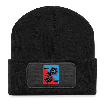 Football Fan - Beanie recyclé à patch - noir - Devant