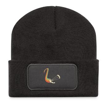 Kitesurfen Kitesurf Kitesurfer Kiteboard - Recycelte Patch Beanie - Dunkelgrau - Vorne