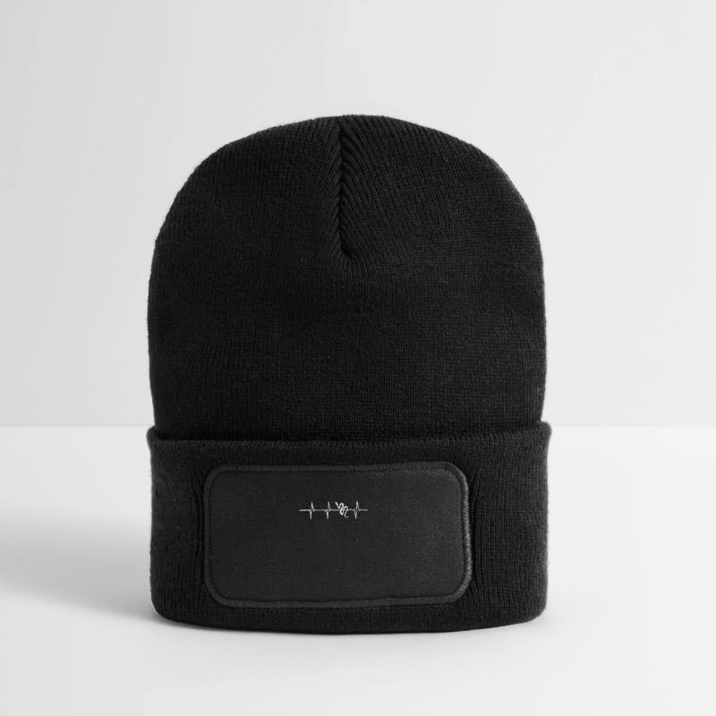 Snake Retro Reptile Python Idée cadeau Beanie recyclé à patch