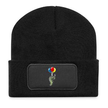 Ballon Caterpillar - Beanie recyclé à patch - noir - Devant