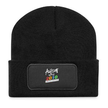 2010 - Jahrgang 2010 - Recycelte Patch Beanie - Schwarz - Vorne