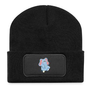 Elephant egg - Recycled Patch Beanie - black - Front