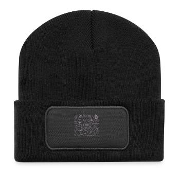 40e anniversaire pour les professeurs de mathématiques et les nerds de mathématiques - Beanie recyclé à patch - noir - Devant