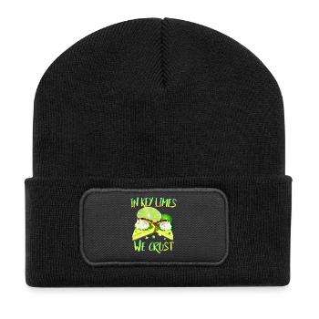 Amateurs de gâteaux au citron vert et boulangers - Beanie recyclé à patch - noir - Devant