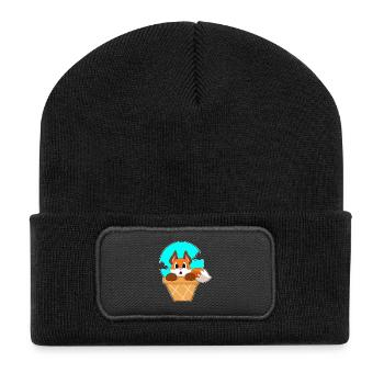 Fuchs Ice Cone - Recycled Patch Beanie - black - Front